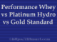 Hydro-Whey-Performance-Whey-Gold Standard-Whey-Comparison