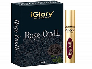 iGlory Roll On Fragrances Non-Alcoholic Combo of Rose and Oudh for Men and Women